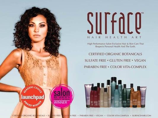 Surface The Best Hair Products! Come have a Surface Experience!