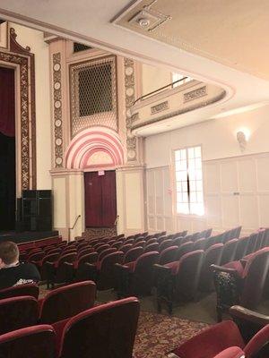 Inside the theatre