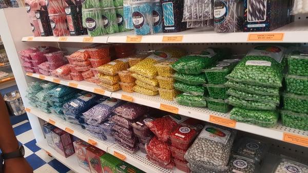 Awesome and cheap selection of candies in every color!