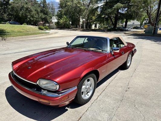 Our jaguar xjs with tires and balancing done by performance tire