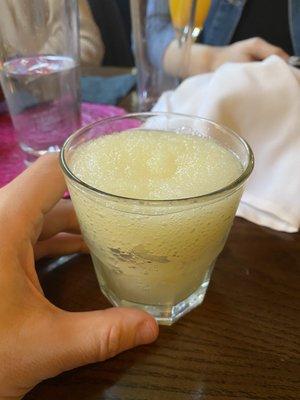 Frozen margarita! Delicious and strong