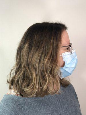 Balayage color