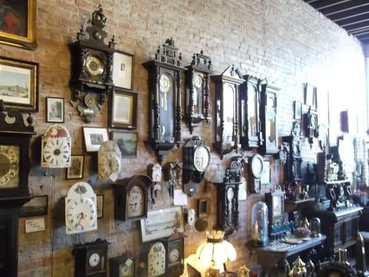 Be prepared to spend time viewing our large collection of European clock