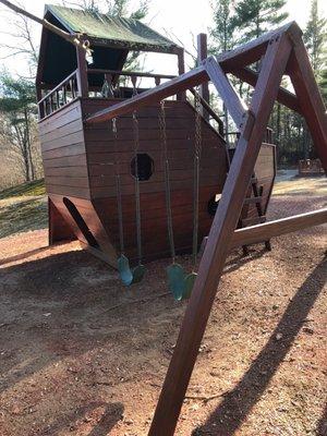 Pirate ship playground