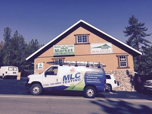 MLC Testing air balances the new Mountain Center Market