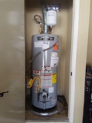 Water heater installation by Matt!