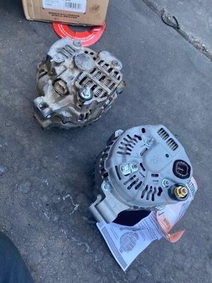 Alternator swap