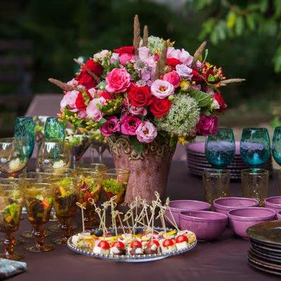 Food table- EVENT FLOWERS