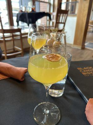 Curried orange mango mimosa