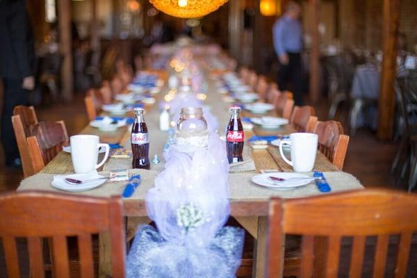 Let Catering Made Simple help you decor your tables for your special events.