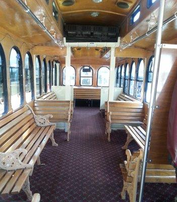 Interior of Florida Trolley!