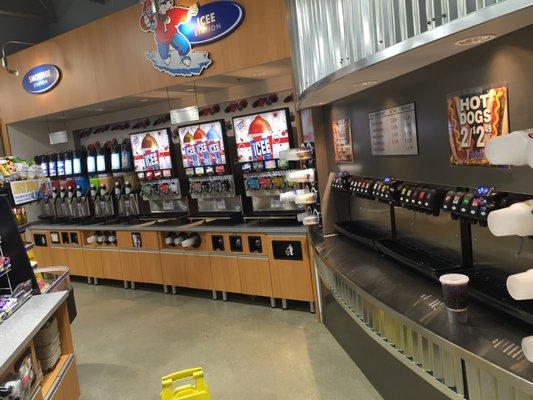 Super clean interior...ICEE machines!