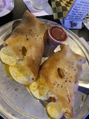 "Small" calzone...