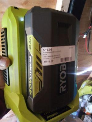 I stopped to check if they where open And found this 40V lithium 2ah inverter and Felix the manager gave me a 19.65 discount.