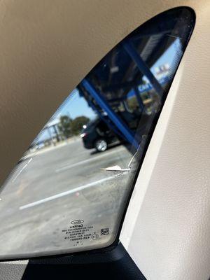 Cut window tint