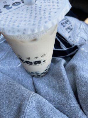 brown sugar boba oolong milk tea