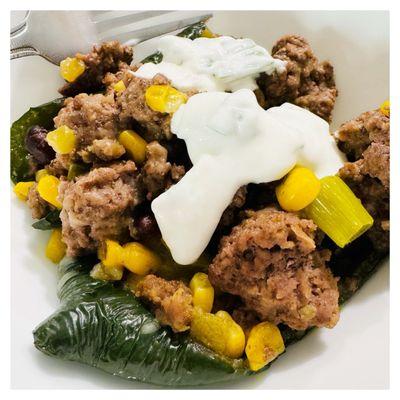 Stuffed Poblano Peppers