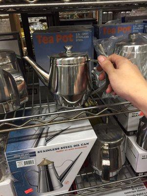 Cute stainless tea pot