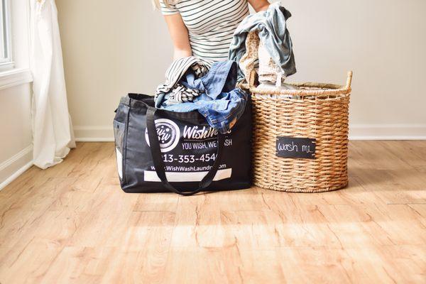 Laundry totes are complimentary when you add one of our fantastic monthly subscriptions to your account!