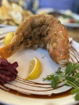 Fried Whole Red Snapper