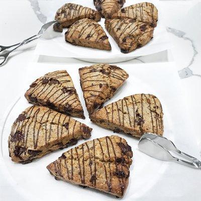 Espresso Amaretto Chocolate Chunk scones