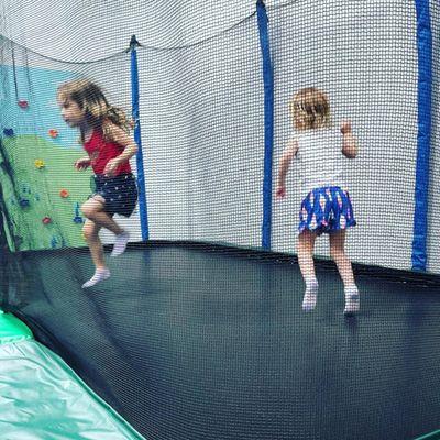 Trampoline jumping