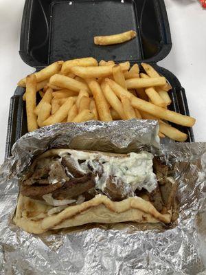 Gyro & Fries