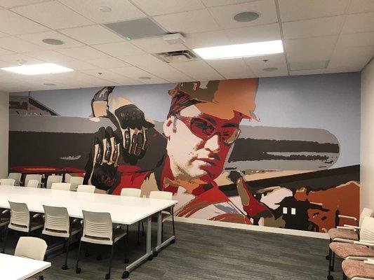 "Liven up" your training center with wall murals