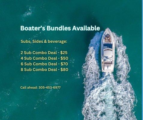 (Boat not required to get this great deal!)