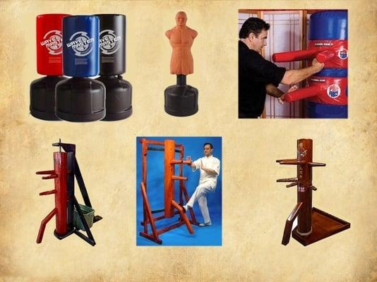 Wing Chun Dummies, Punching and Kicking Targets and Wave Masters