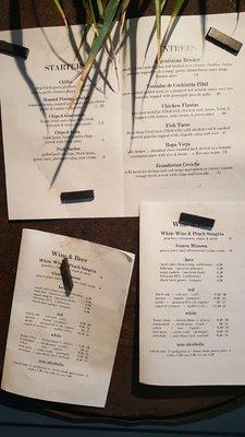 Posted menus (10/5/19)