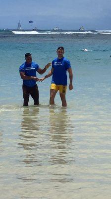 Getting Baptized at Huikala!