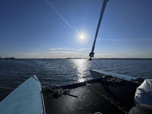 Catamaran sunset cruis