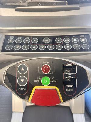 Broken gym equipment / the treadmill