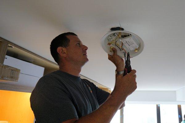 Light fixture installation