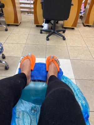 Pedicure...