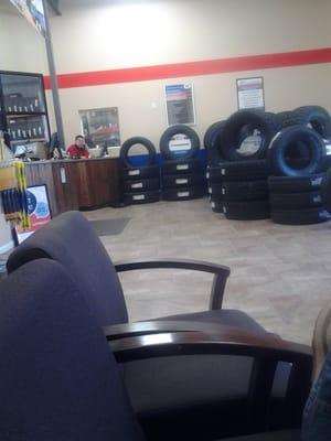 Inside the best tire shop around!