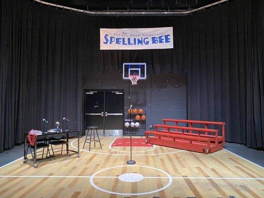 The set for "The 25th Annual Putnam County Spelling Bee"