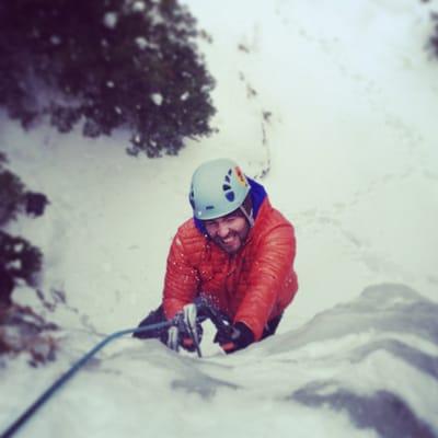 Try out Ice Climbing with Petra Cliffs Mountaineering School!