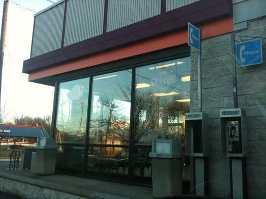 Side view from drivethru