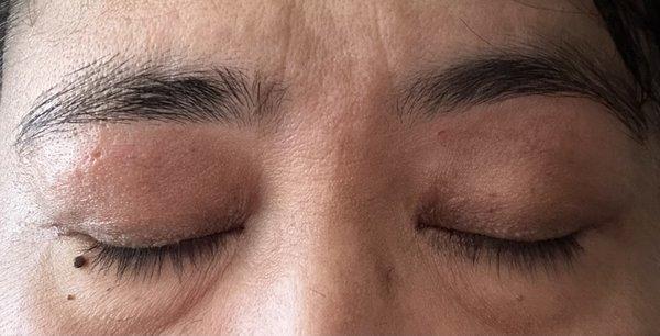 Brows threaded first time ever !