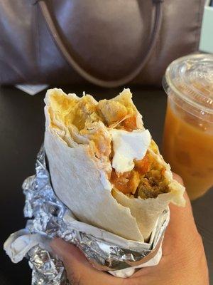 Breakfast burrito