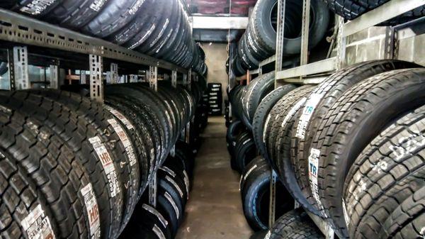 Lots of tires in stock for immediate installation!