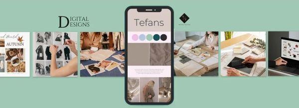 Tefan's Tactics digital designs for all online presence needs.