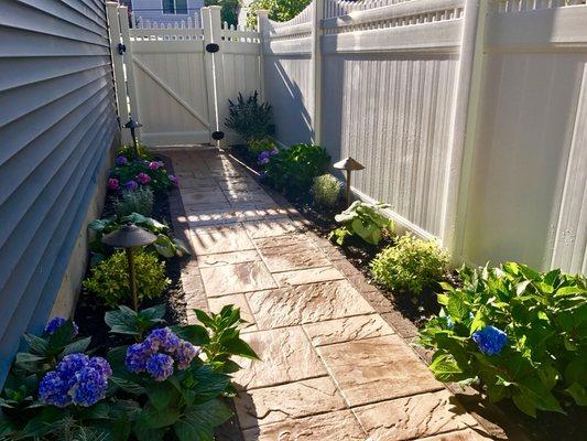 Sandstone XL walkway with  Landscape and lighting design