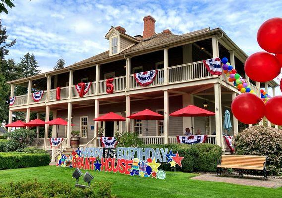 The Grant House celebrated its 175th birthday in September 2024!