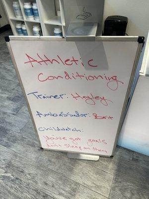 Athletic conditioning - my first workout at Burn