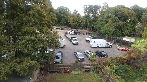 Does this seem wrong to anyone else? A construction yard shoved in the middle of a quiet residential neighborhood.