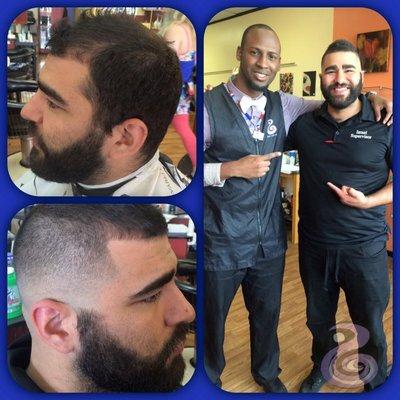 Israel's Bald Fade at Hair Concepts