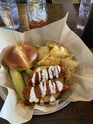 Buffalo chicken sandwich